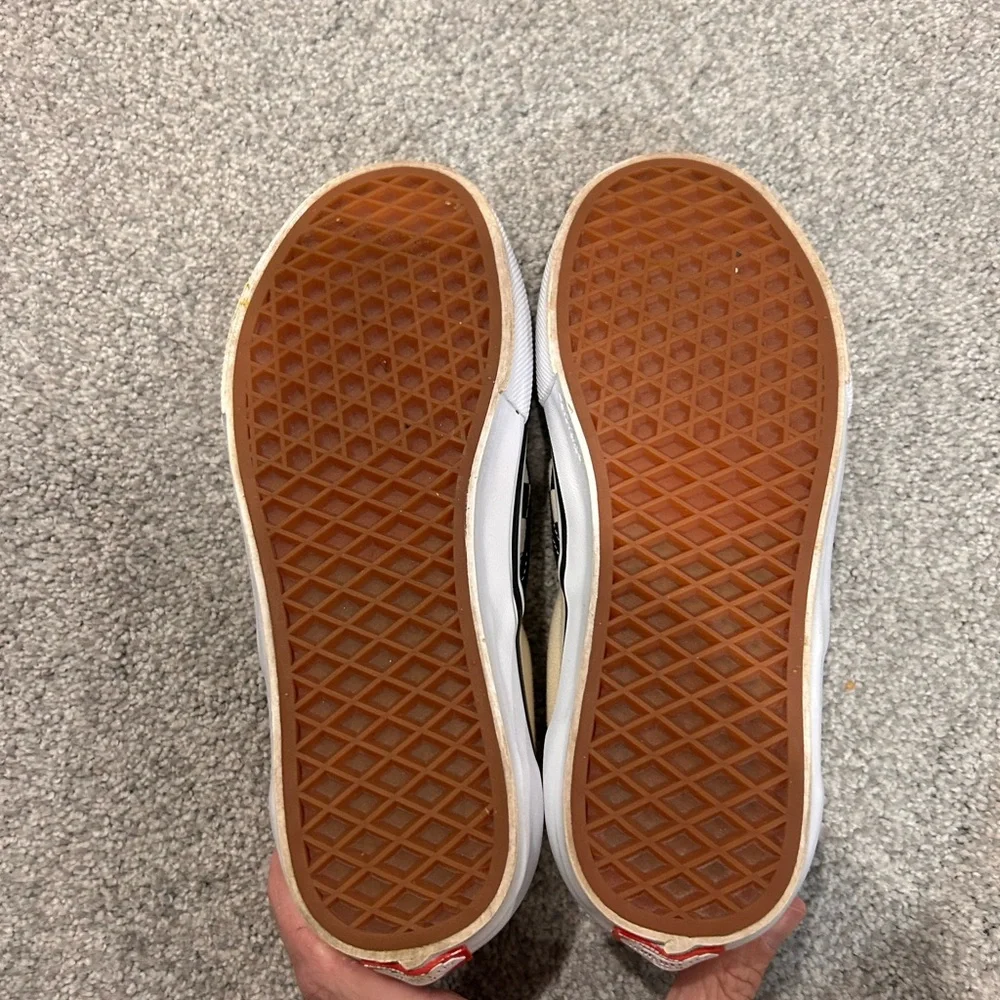Vans Black and White Checkerboard Slip-Ons - Picture 3 of 15